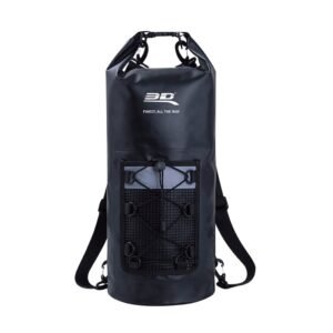 3D Mats 3D ROLL-TOP DRY BAG BACKPACK BLACK 6117-09