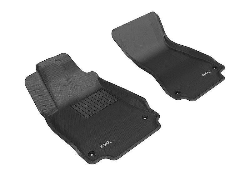 3D Mats KAGU Floor Mat Black 2 Piece