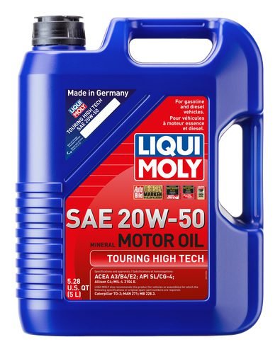 Liqui Moly 20114, Engine Oil-Touring High Tech 20W-50, 5 L