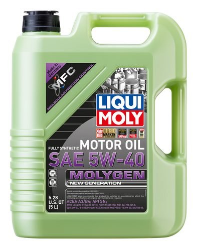 Liqui Moly 20232, Molygen, SAE 5W-40, Synthetic, 5L